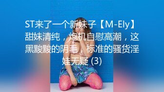 ST来了一个新妹子【M-Ely】甜妹清纯，炮机自慰高潮，这黑黢黢的阴毛，标准的骚货淫娃无疑 (3)