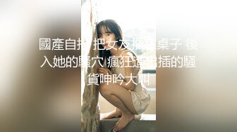 國產自拍 把女友推在桌子 後入她的騷穴 瘋狂進出插的騷貨呻吟大叫