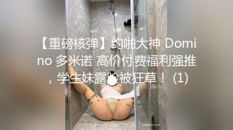 【重磅核弹】约啪大神 Domino 多米诺 高价付费福利强推，学生妹露脸被狂草！ (1)