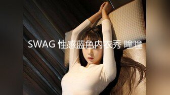 SWAG 性感蓝色内衣秀 瞳瞳